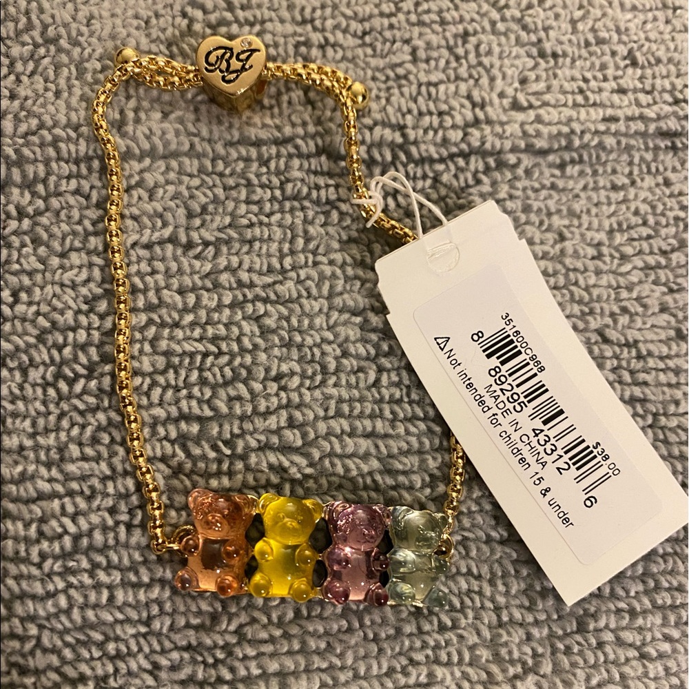 Betsey Johnson Gummy Bear Slider Bracelet